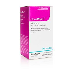 EA/1 - UnnaRite Unna Boot with Calamine, 4" x 10 yds