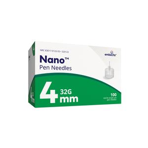 BX/100 - Ultra-Fine™ Insulin pen needle 32G x 4mm Needle Length