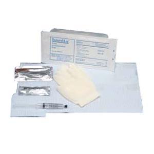 EA/1 - Bardia® Foley Catheter Insertion Tray with 10cc Syringe, PVI Swabs, Latex Gloves, Waterproof Underpad
