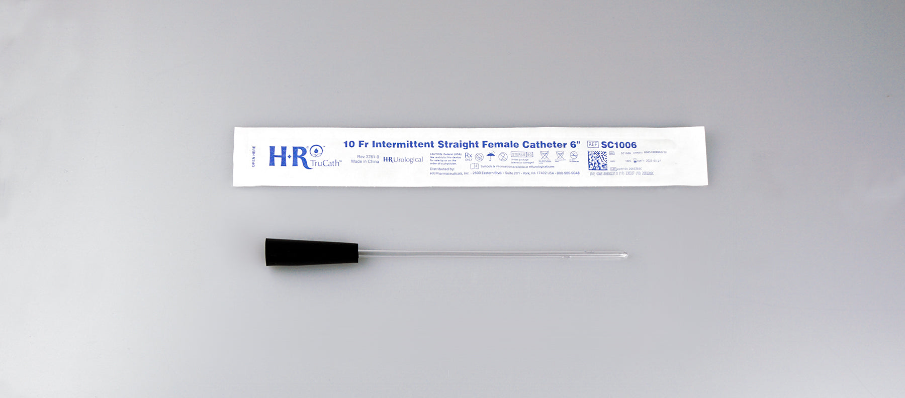 EA/1 - TruCath Intermittent Straight Catheter, Female, 10FR, 6" - Best Buy Medical Supplies