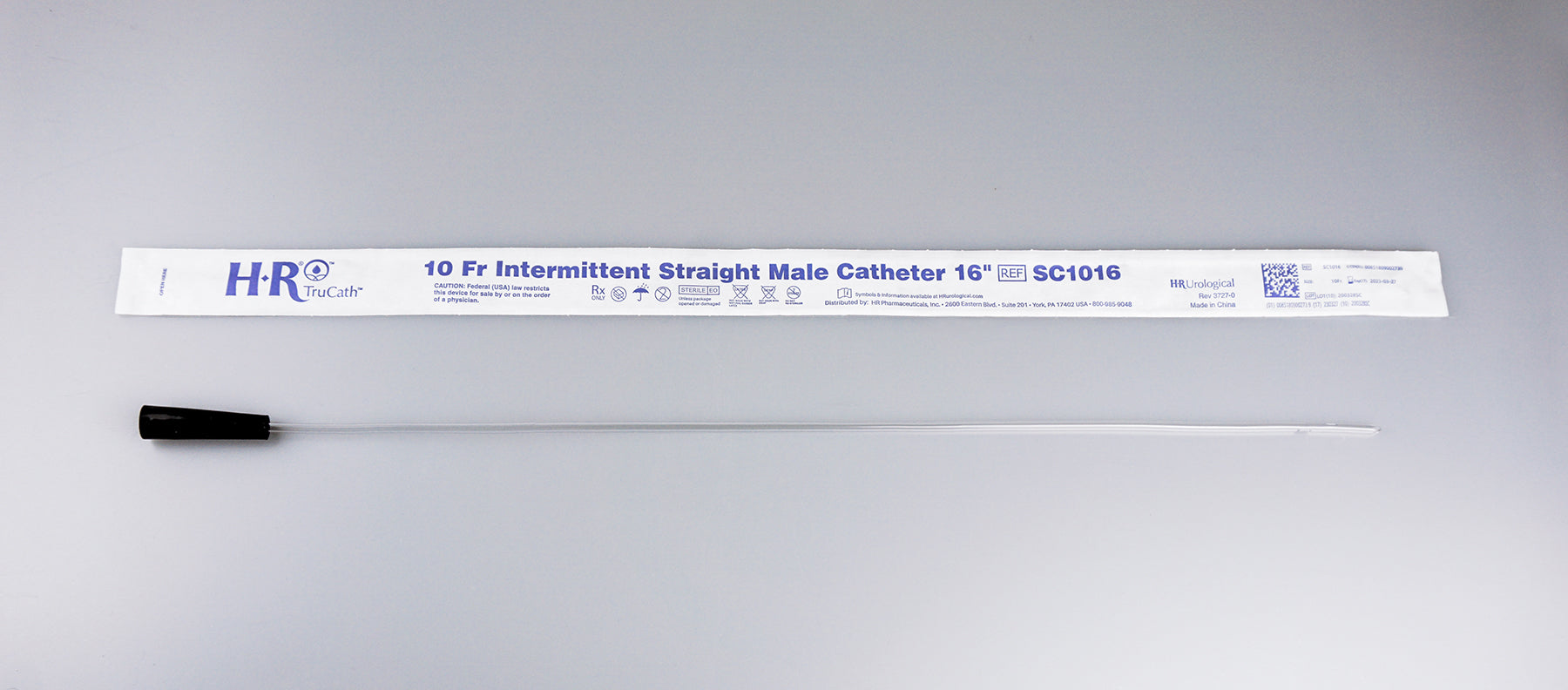 EA/1 - TruCath Intermittent Straight Catheter, Male, 10FR, 16" - Best Buy Medical Supplies