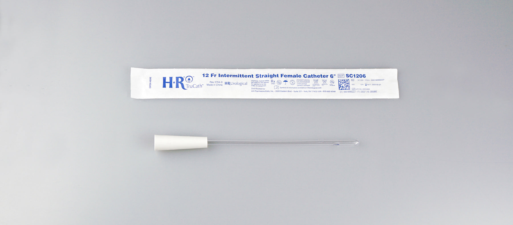 EA/1 - TruCath Intermittent Straight Catheter, Female, 12FR, 6" - Best Buy Medical Supplies