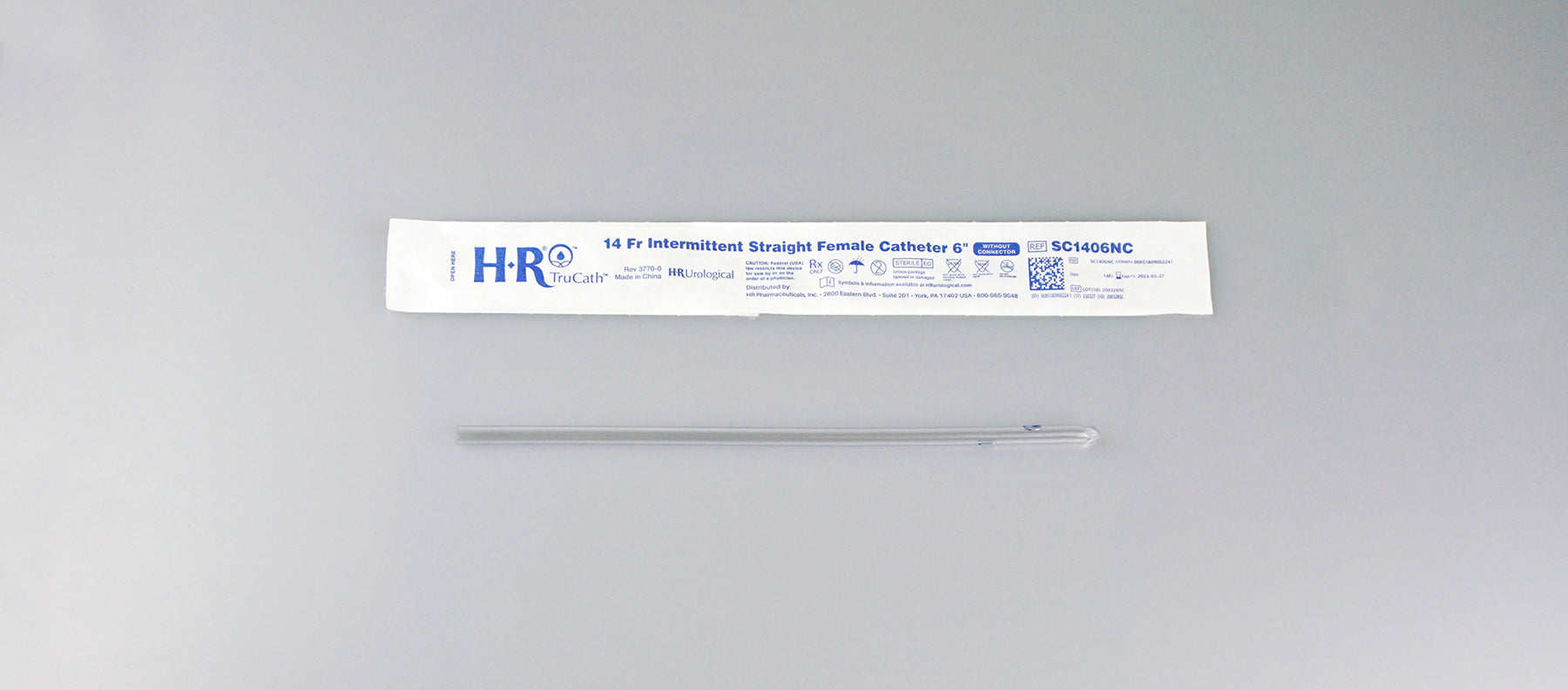 BX/30 - TruCath Intermittent Straight Catheter, Female, 14FR, 6". No connector. - Best Buy Medical Supplies