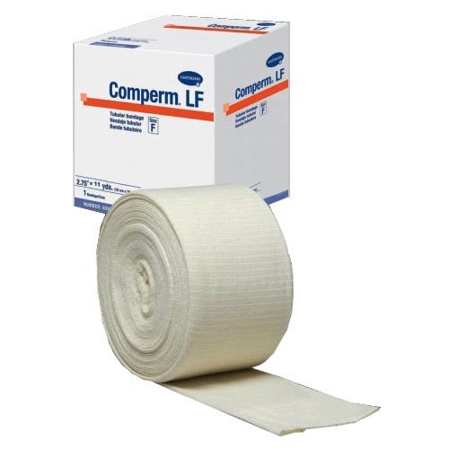 BX/1 - Hartmann Comperm&reg; Tubular Bandage, Size E, Latex-Free, for Knees or Small Thighs, 3" x 11 yds - Best Buy Medical Supplies