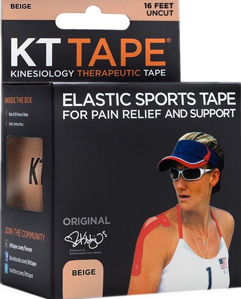 BX/1 - KT Health KT Tape® Jumbo Cotton Kinesiology Therapeutic Tape, Uncut, 125' Beige - Best Buy Medical Supplies