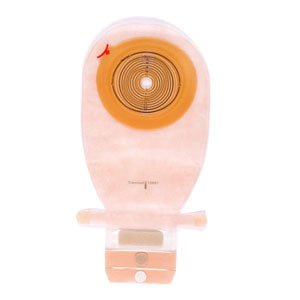 BX/10 - Assura 1-Piece Wide Outlet Drainable Pouch Cut-to-Fit Non-Convex 3/8" - 2-3/4", Transparent - Best Buy Medical Supplies
