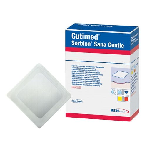 BX/10 - BSN Jobst® Cutimed® Sorbion® Sana Gentle Wound Dressing, 9" x 5" - Best Buy Medical Supplies