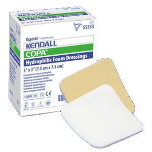 BX/10 - Cardinal Health Kendall Foam Dressing, 6" x 6" - Replaces ZDF66 - Best Buy Medical Supplies