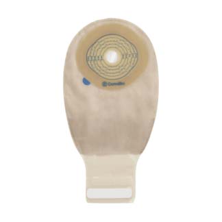 BX/10 - ConvaTec Esteem® + One-Piece Drainable Pouch, 13/16" to 2-3/4" Cut-to-Fit, Filter, Integrated Closure, 12" L, Tan - Best Buy Medical Supplies