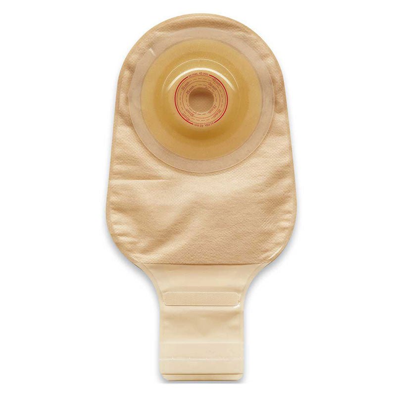 BX/10 - ConvaTec Esteem™ + Flex Convex One-Piece Drainable Pouch, 13/16" to 1-11/16" Stoma, 50mm V1 Plateau Size, Cut-To-Fit, Opaque - Best Buy Medical Supplies