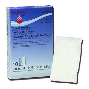 BX/10 - ConvaTec KALTOSTAT® Fortex® Calcium Sodium Alginate Dressing 4" x 4" - Best Buy Medical Supplies