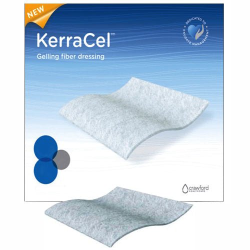 BX/10 - Crawford KerraCel™ Gelling Fiber Dressing, Absorbent, 4" x 5" - Best Buy Medical Supplies