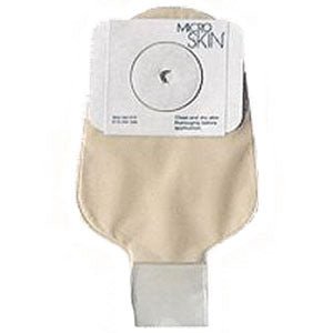 BX/10 - Cymed One-piece Drainable Pouch with Cut-to-fit MicroSkin® Adhesive Plain Barrier 1-3/4" Stoma Opening, 11" L, Clear, Odor-proof Film, Comfort Backing, Latex-free - Best Buy Medical Supplies