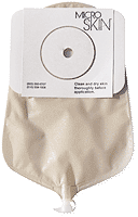 BX/10 - Cymed One-piece Urostomy Pouch with Pre-cut MicroSkin® Barrier and 6mm Thick MicroDerm™ Plus Washer 1-1/2" Stoma Opening, 9" L, Clear, Odor-proof Film, Comfort Backing, Latex-free - Best Buy Medical Supplies