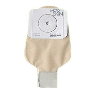 BX/10 - Cymed Platinum One-piece Drainable Pouch Pre-cut MicroSkin® Adhesive Barrier and Thick MicroDerm™ Plus Washer 1-1/4" Stoma Opening, 11" L, Clear, Odor-proof Film, Comfort Backing, Latex-free - Best Buy Medical Supplies
