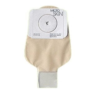 BX/10 - Cymed Platinum One-piece Drainable Pouch Pre-cut MicroSkin® Adhesive Barrier and Thick MicroDerm™ Plus Washer 1-3/8" Stoma Opening, 11" L, Clear, Odor-proof Film, Comfort Backing, Latex-free - Best Buy Medical Supplies