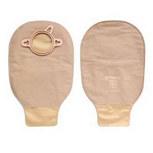 BX/10 - Hollister New Image&reg; Two-Piece Drainable Mini Pouch, 9" L, Clamp Closure, Beige, 2-3/4" Flange - Best Buy Medical Supplies