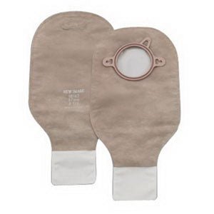 BX/10 - Hollister New Image&reg; Two-Piece Drainable Pouch, 2-1/4" Flange, Filter, Clamp Closure, Beige - Best Buy Medical Supplies