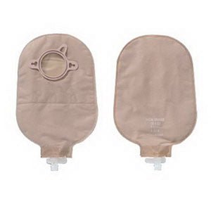 BX/10 - Hollister New Image&reg; Two-Piece Urostomy Pouch, 2-1/4" Flange, 9" L, Anti-Reflux, Beige - Best Buy Medical Supplies