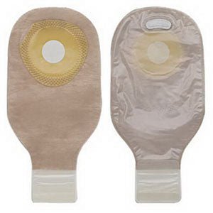BX/10 - Hollister Premier™ One-Piece Drainable Pouch 1-3/16" Pre-Cut Flat SoftFlex® Skin Barrier, Filter, Integrated Closure, Transparent - Best Buy Medical Supplies