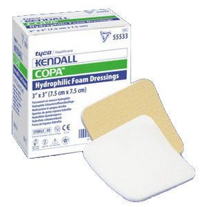 BX/10 - Kendall Copa™ Plus Hydrophilic Ultra-Soft Foam Dressing with Topsheet, 6" x 6" - Best Buy Medical Supplies