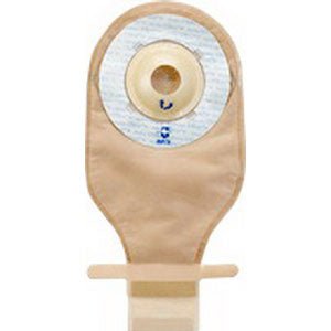 BX/10 - Marlen Manufacturing UltraLite™ One-piece Pre-cut Drainable Pouch with Skin Shield™ Shallow Convex Adhesive Skin Barrier and Kwick-Klose&tradeII; Fastener 1-1/4" Opening, 9" L x 5-3/4" W, Transparent, 16Oz, Odor-proof - Best Buy Medical Supplies