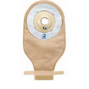 BX/10 - Marlen Manufacturing UltraLite™ One-piece Pre-cut Drainable Pouch with Skin Shield™ Shallow Convex Adhesive Skin Barrier and Kwick-Klose&tradeII; Fastener 1-1/8" Opening, 9" L x 5-3/4" W, Opaque, 16Oz, Odor-proof - Best Buy Medical Supplies