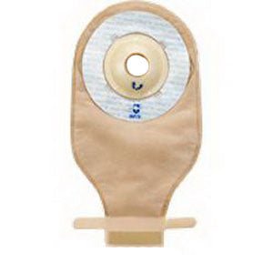 BX/10 - Marlen Manufacturing UltraLite™ One-piece Pre-cut Drainable Pouch with Skin Shield™ Shallow Convex Adhesive Skin Barrier and Kwick-Klose&tradeII; Fastener 1" Opening, 9" L x 5-3/4" W, Opaque, 16Oz, Odor-proof - Best Buy Medical Supplies