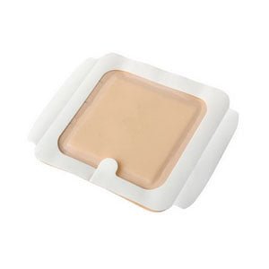 BX/10 - Medline® Industries Optifoam® Foam Dressing 6" L x 6" W Square Shape, Adhesive, with 4-1/2" L x 4-1/2" W Pad, Waterproof, Latex-free, Sterile - Best Buy Medical Supplies