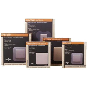 BX/10 - Medline® Industries Optifoam® Foam Dressing 6" L x 6" W Square Shape Non-adhesive, Waterproof, Latex-free, Sterile - Best Buy Medical Supplies