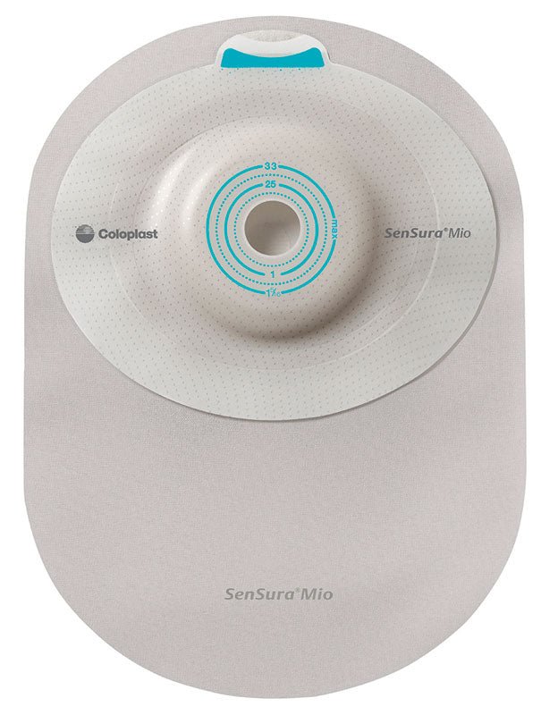 BX/10 - Mio 1-Piece Closed Pouch, Convex Light, Midi, Opaque with Inspection Window, Cut-to-fit - Best Buy Medical Supplies