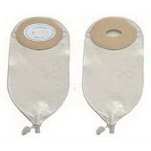 BX/10 - Nu-Hope Laboratories Inc Nu-Flex™ One-piece Post-Op Trim-to-fit Convex Urinary Pouch with Cap 3/4" x 1-1/2" Inside Cutting Area Oval, 3-1/4" x 4-5/8" OD, 11" L x 5-3/4" W, 1/2" Starter Hole, 24Oz, Lightweight - Best Buy Medical Supplies