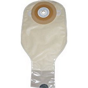 BX/10 - Nu-Hope Laboratories One-piece Post-op Adult Drainable Pouch with Nu-Comfort™ Barrier and Closure Clamp 1-1/4" Opening Round, 11" L x 5-3/4" W, Opaque, 3-1/2" Adhesive Foam Pad, 24Oz, Odor-proof - Best Buy Medical Supplies