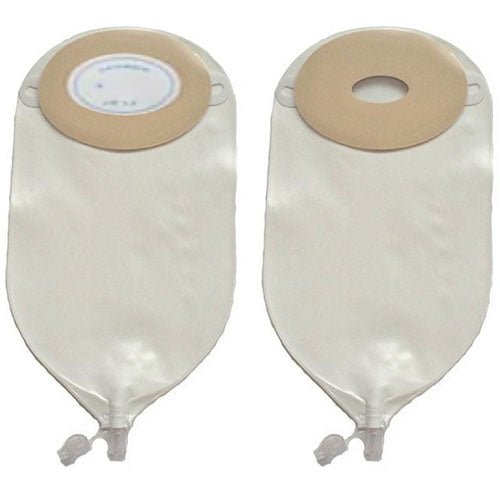 BX/10 - Nu-Hope Nu-Flex™ Urinary Pouch, Pre-Cut, Oval, Custom, Convex, 3/4" x 1-1/4" Stoma, Medium - Best Buy Medical Supplies