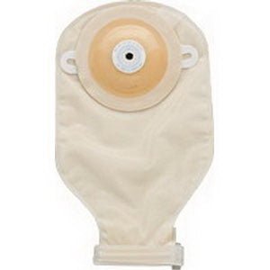 BX/10 - Nu-Hope One-Piece Post-Op Pre-Cut Adult Drainable Pouch with Nu-Comfort™ Barrier and Closure Clamp 7/8" Opening Round, 11" L x 5-3/4" W - Best Buy Medical Supplies