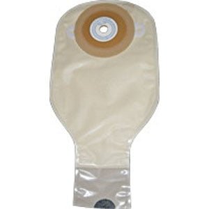 BX/10 - Nu-Hope One-Piece Post-Op Pre-Cut Convex Adult Drainable Pouch with Nu-Comfort™ Barrier and Closure Clamp 1-3/8" Opening Round, 11" L x 5-3/4" W - Best Buy Medical Supplies