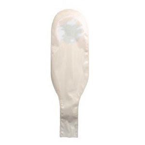 BX/10 - Nu-Hope One-Piece Post-Op Pre-Cut Convex Adult Drainable Pouch with Nu-Comfort™ Barrier and Closure Clamp 1" Opening Round, 11" L x 5-3/4" W, Opaque, 3-1/2" Adhesive Foam Pad, 24 oz, Odor-proof - Best Buy Medical Supplies