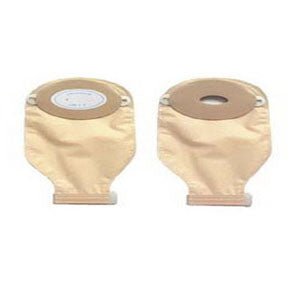 BX/10 - Nu-Hope One-Piece Post-Op Trim-to-Fit Convex Adult Drainable Pouch with Nu-Comfort™ Barrier and Closure Clamp 1-3/16" x 2-1/4" Inside Cutting Area Oval C, 3-1/4" x 4-5/8" OD, 11" L x 5-3/4" W, Clear, 1/2" Starter Hole, 24 oz - Best Buy Medical Supplies