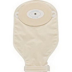BX/10 - Nu-Hope One-Piece Post-Op Trim-to-Fit Extra-Deep Convex Adult Drainable Pouch with Nu-Comfort™ Barrier and Closure Clamp 3/4" x 1-1/2" Inside Cutting Area Oval, 3-1/4" x 4-5/8" OD, 11" L x 5-3/4" W, 1/2" Starter Hole, 24 oz, Adh - Best Buy Medical Supplies