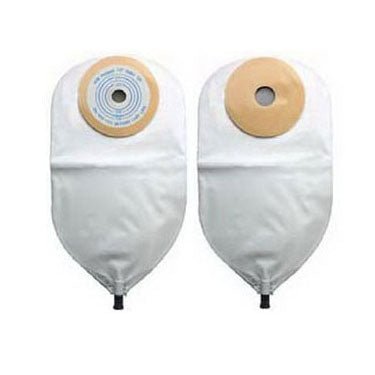BX/10 - Nu-Hope Urinary Pouch, One-Piece, 1" Round Stoma, 4" Foam Pad, Post-Operative, Standard Pre-Cut, Adult - Best Buy Medical Supplies