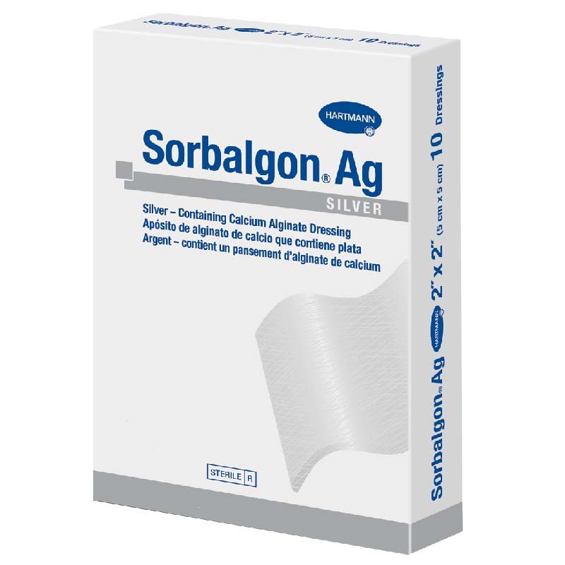 BX/10 - Sorbalgon® Ag Dressing, 2" x 2" - Best Buy Medical Supplies