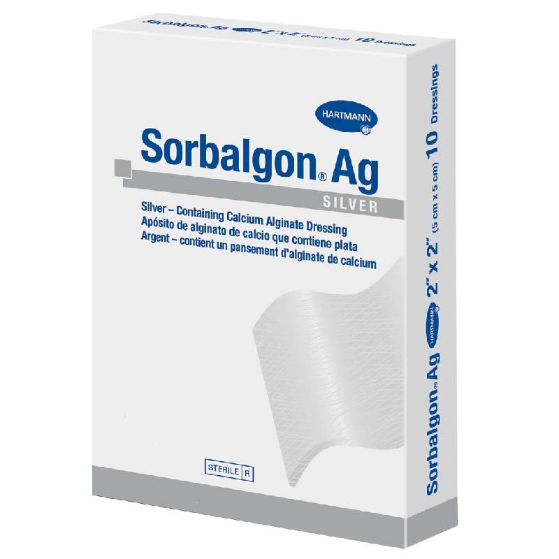 BX/10 - Sorbalgon&reg; Ag Dressing, 2" x 2" - Best Buy Medical Supplies