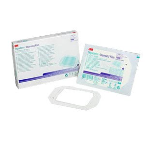 BX/100 - 3M Tegaderm&trade; Diamond Pattern Transparent Dressing, Picture Frame Style, Waterproof, Latex-Free, Sterile, 2-3/8" x 2-3/4" - Best Buy Medical Supplies