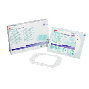 BX/100 - 3M Tegaderm™ Diamond Pattern Transparent Dressing, Picture Frame Style, Waterproof, Latex-Free, Sterile, 2-3/8" x 2-3/4" - Best Buy Medical Supplies
