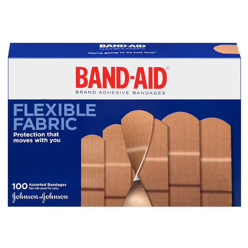 BX/100 - Band-Aid Flexible Fabric Assorted 100 ct. - Best Buy Medical Supplies