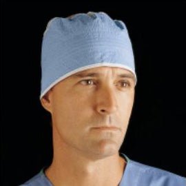 BX/100 - Cardinal Health™ Easy-Tie™ Surgeon’s Cap, Blue - Best Buy Medical Supplies