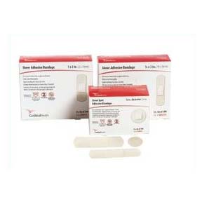 BX/100 - Cardinal Health&trade; Sheer Plastic Adhesive Bandage, 1" x 3" - REPLACES ZRAB13S - Best Buy Medical Supplies