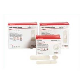 BX/100 - Cardinal Health™ Sheer Plastic Adhesive Bandage, 1" x 3" - REPLACES ZRAB13S - Best Buy Medical Supplies