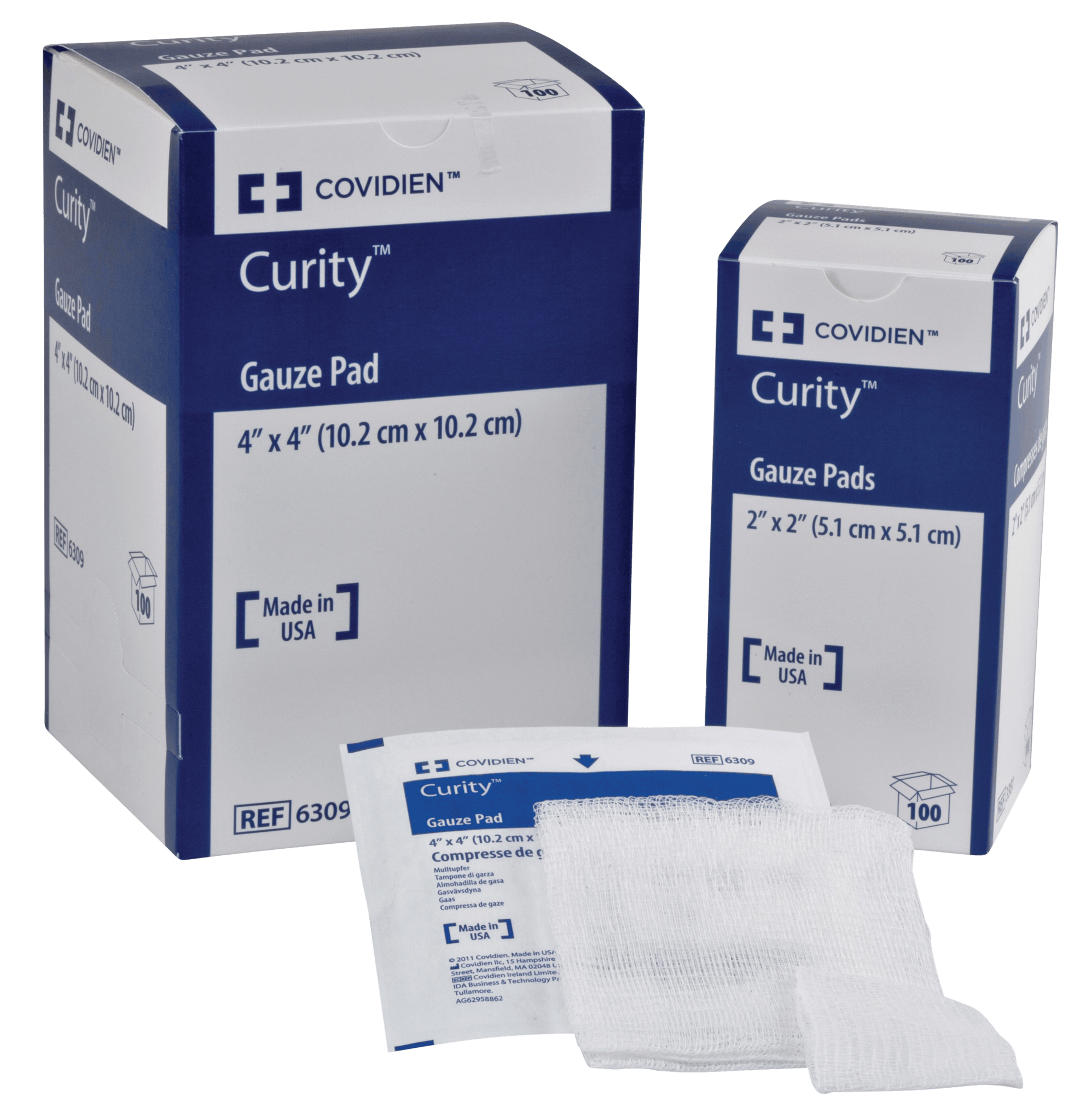 BX/100 - CURITY Sterile Gauze Pads, 12 Ply, 4