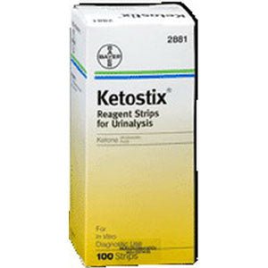 BX/100 - Ketostix® Reagent Test Strip, Urine Ketone, Dip-and-read Test - Best Buy Medical Supplies